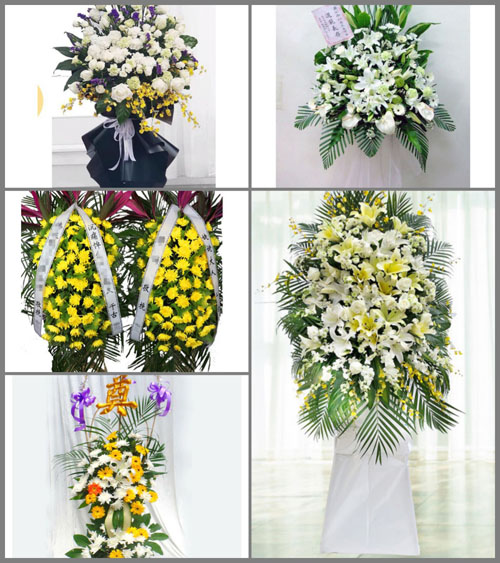 福建福州福清市港头镇玉坂村白事花篮预定